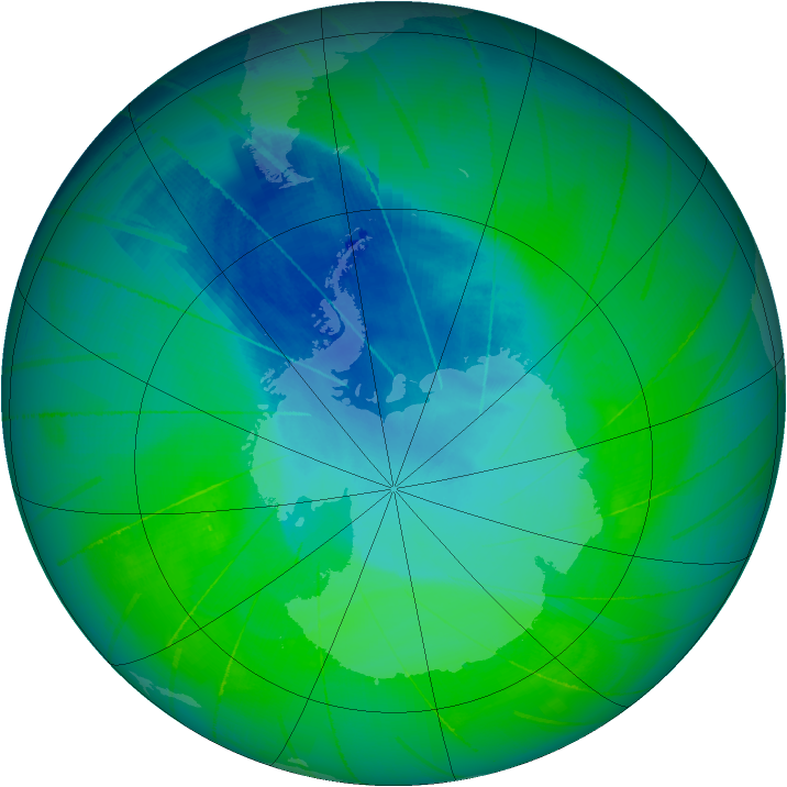Ozone Map 2009-11-29